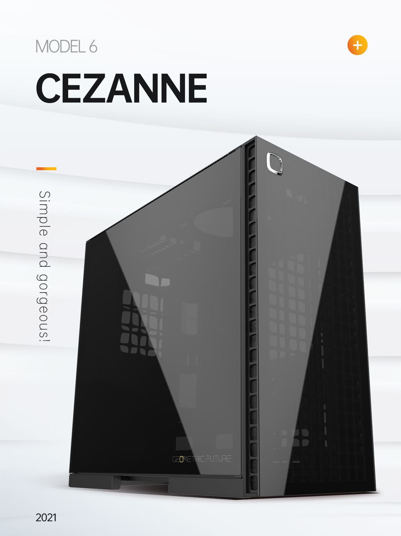 Geometric Future M6 Cezanne Black Mid Tower